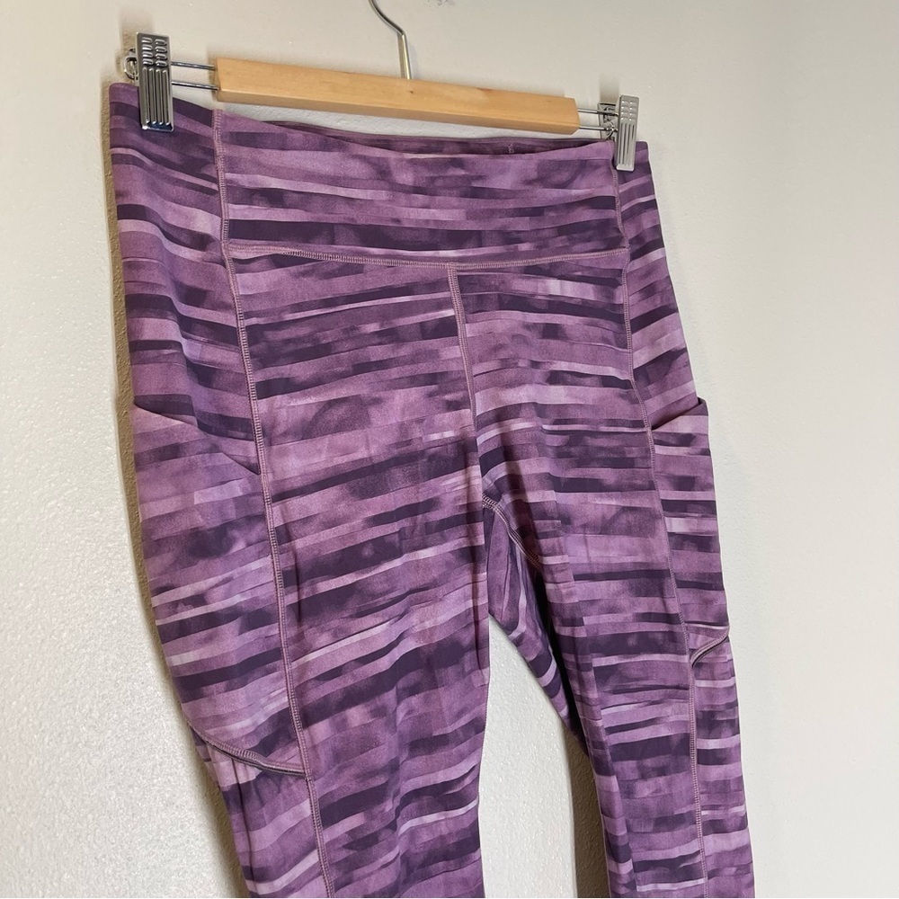 Lululemon Speed Up Crop Leggings 21” Inseam Shadowed Smoked Mullberry Size 8 - Picture 3 of 11